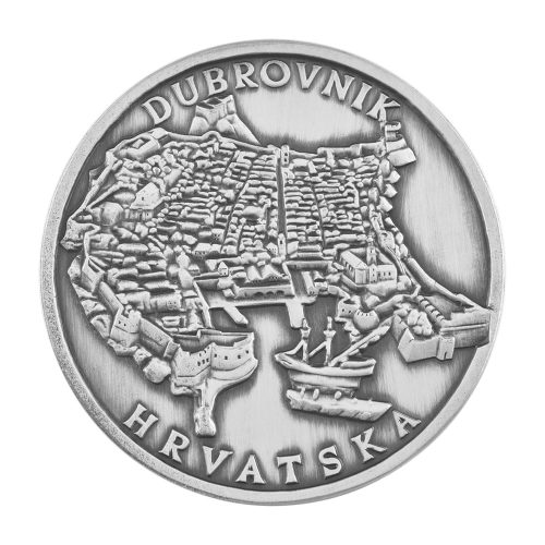 Medalja Dubrovnik - obrada posrebrena