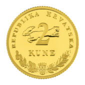 Two kuna gold commemorative coin